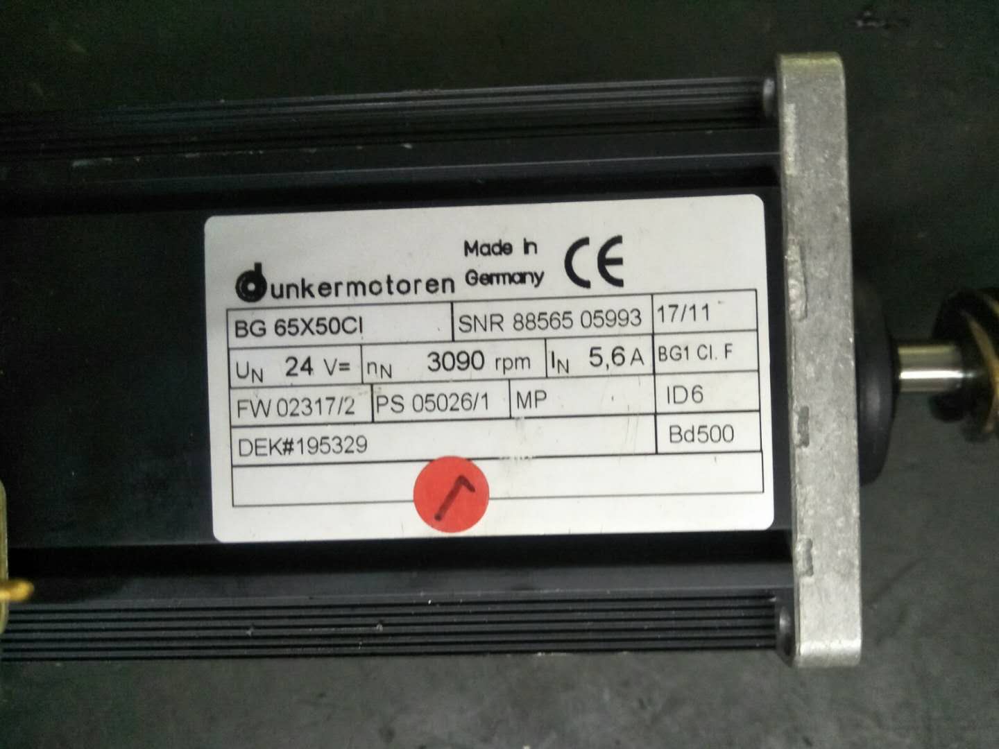 快速德恩科伺服电机维修bg 65x50c1 议价转子卡死