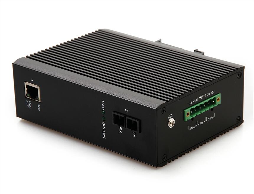 百兆工业级光纤收发器hy5700-5511f-sc20