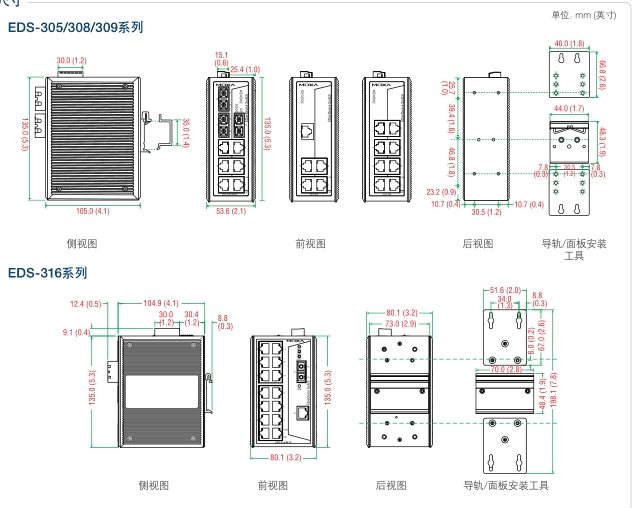 moxa 工业以太网交换机  总代理 eds-72610g