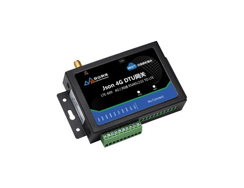 物联网边缘解析modbus rtu转json网关4g dtu模块485232串口转mqtt